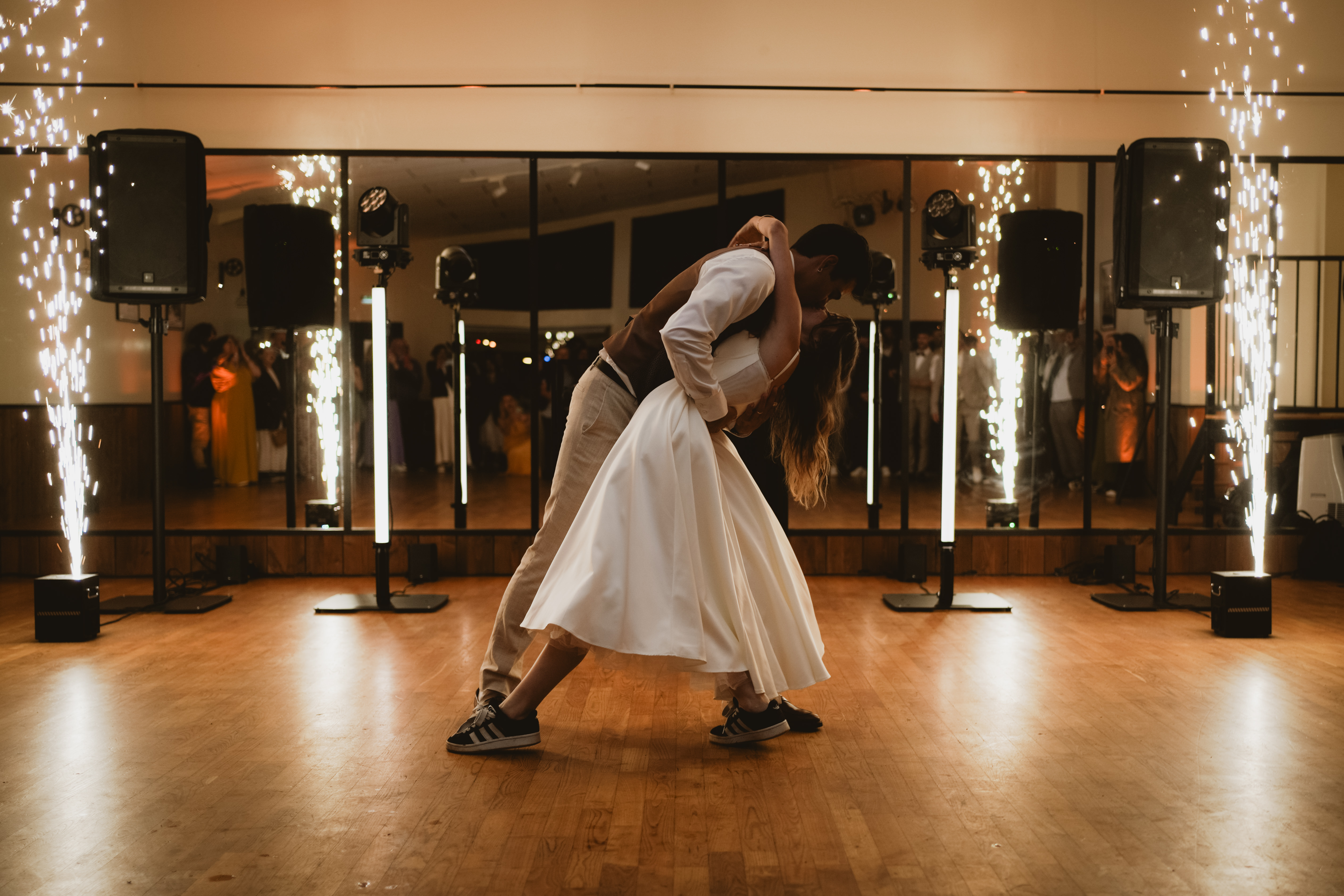 Machines à étincelles - Mariage